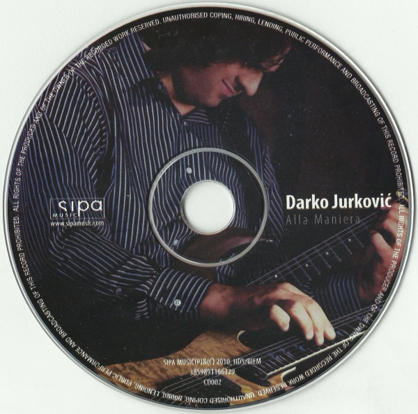 Darko Jurković - Alla Maniera (CD, Album)