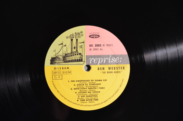 Ben Webster - The Warm Moods (LP, Album, Mono)