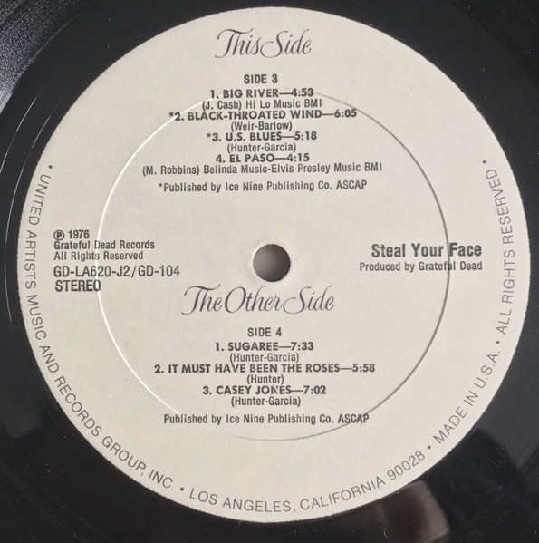 Grateful Dead* - Steal Your Face (2xLP, Album, All)