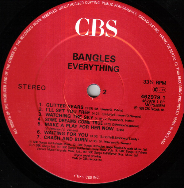 Bangles - Everything (LP, Album)