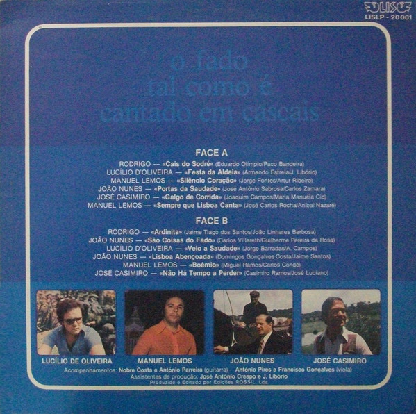 Various - O Fado Tal Como É Cantado Em Cascais (LP, Comp)