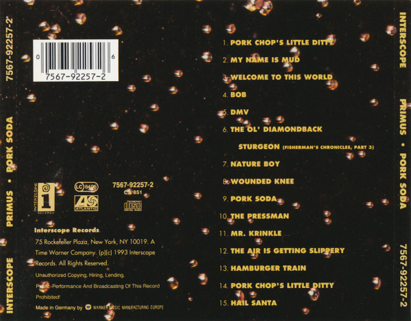 Primus - Pork Soda (CD, Album)