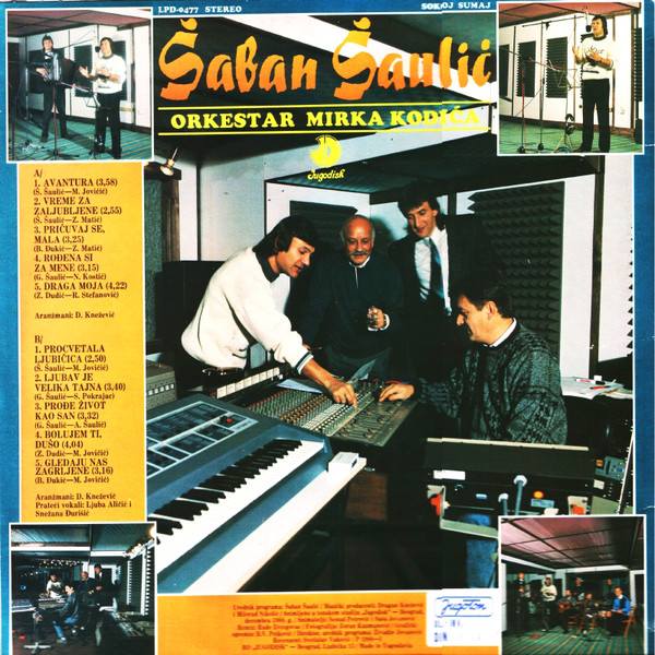 Šaban*, Orkestar Mirka Kodića - Vreme Za Zaljubljene / Ljubav Je Velika Tajna (LP, Album)