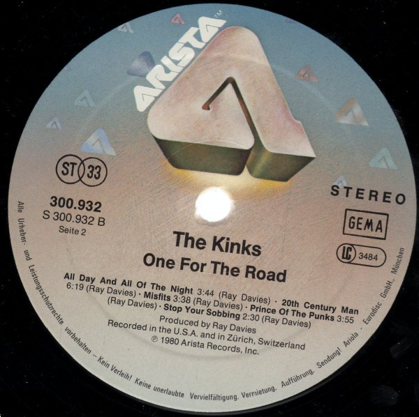 The Kinks - One For The Road (2xLP, Album)