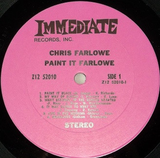 Chris Farlowe - Paint It Farlowe (LP, Album)