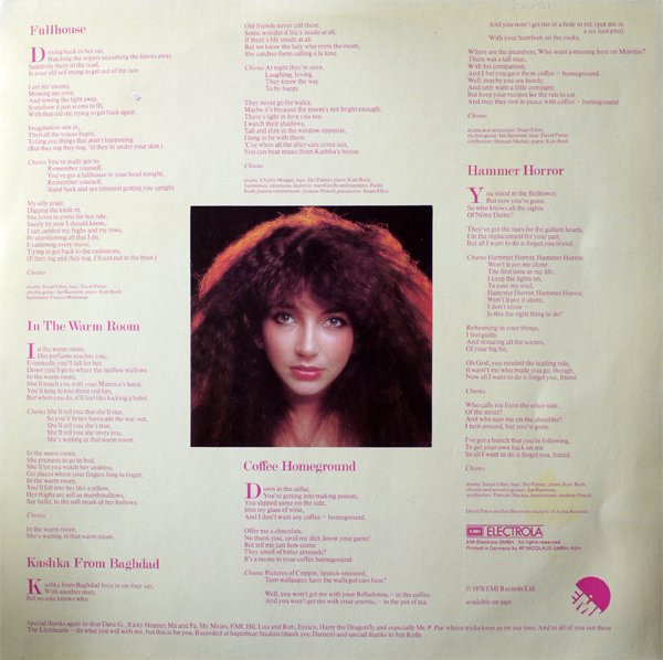 Kate Bush - Lionheart (LP, Album, Gat)