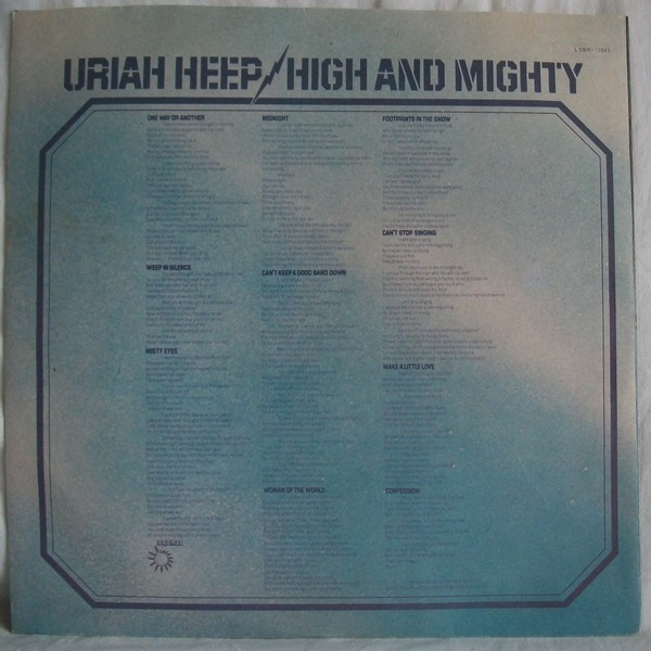 Uriah Heep - High And Mighty (LP, Album)
