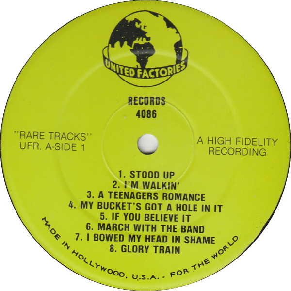 Ricky Nelson (2) - Sings Rare Tracks - The Rock 'N' Roll Series (LP, Comp, Mono)