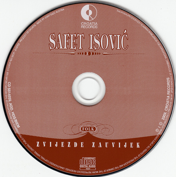 Safet Isović - Najveći Hitovi (CD, Comp, RM)