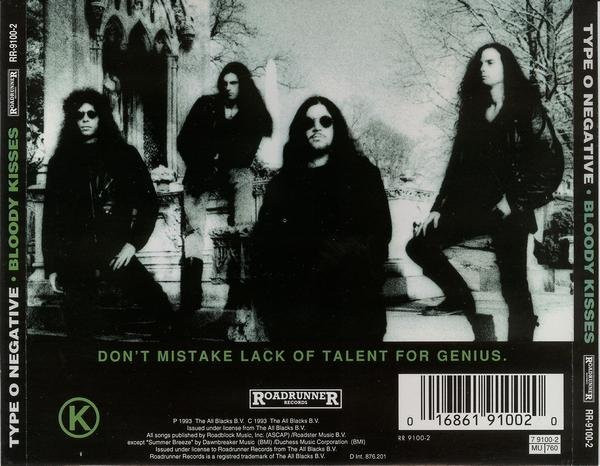 Type O Negative - Bloody Kisses (CD, Album)