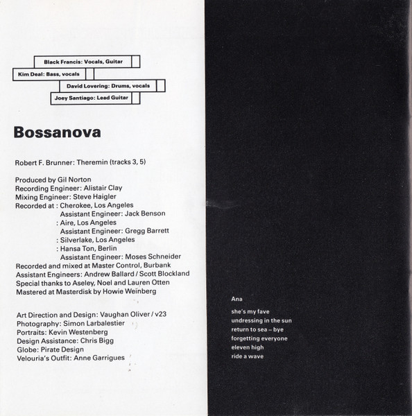 Pixies - Bossanova (CD, Album, RE)