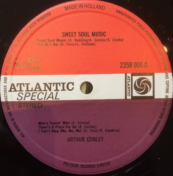 Arthur Conley - Sweet Soul Music (LP, Album)