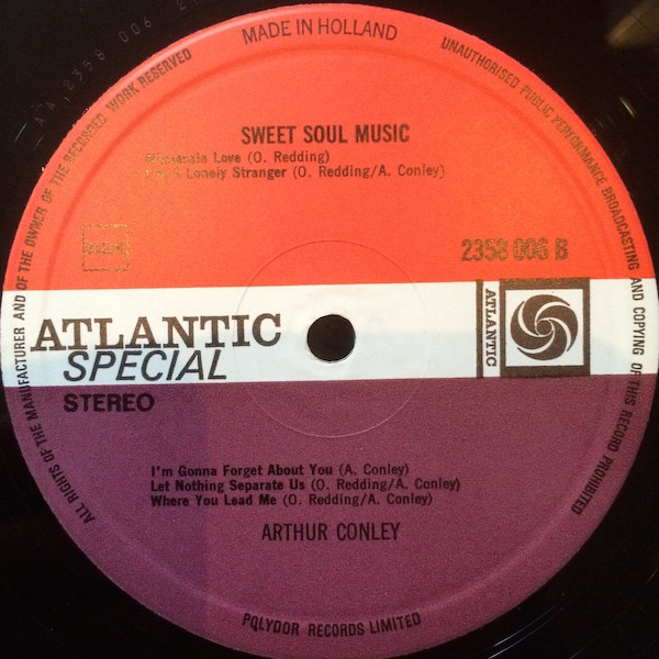 Arthur Conley - Sweet Soul Music (LP, Album)