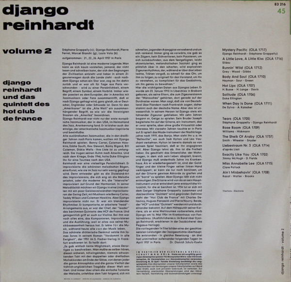 Django Reinhardt - Django - Volume 2 (LP, Comp)