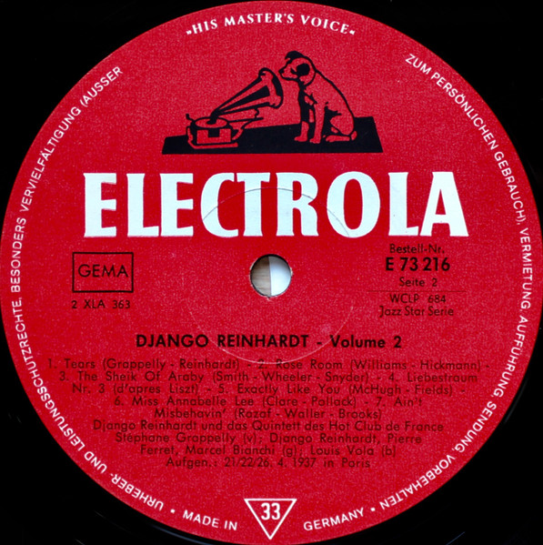 Django Reinhardt - Django - Volume 2 (LP, Comp)