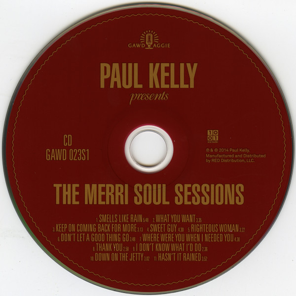 Paul Kelly (2) - Presents The Merri Soul Sessions (CD, Album)