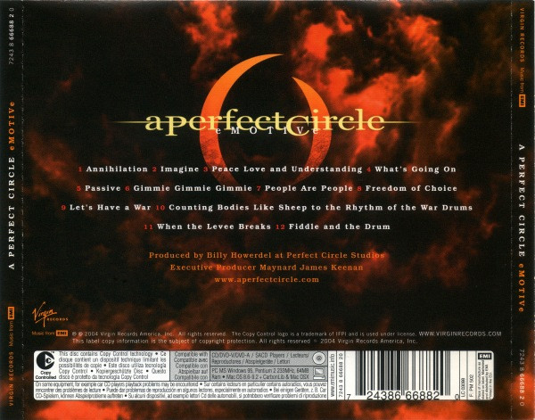 A Perfect Circle - Emotive (CD, Album, Copy Prot.)