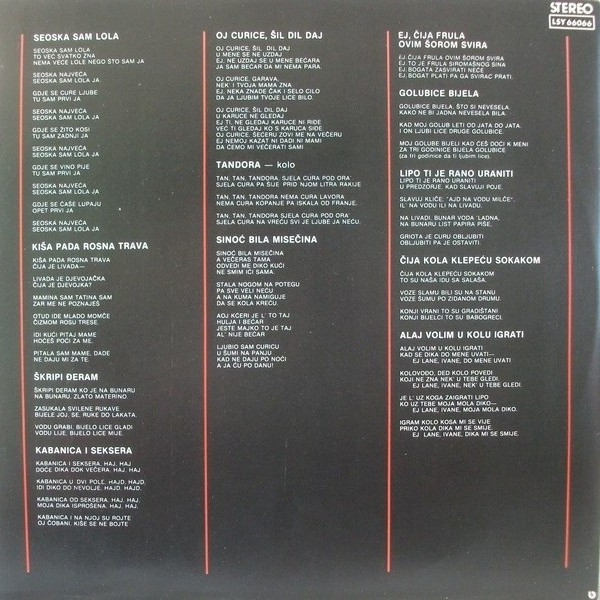 Krunoslav Slabinac - Kićo* - Seoska Sam Lola (LP, Album, RE)