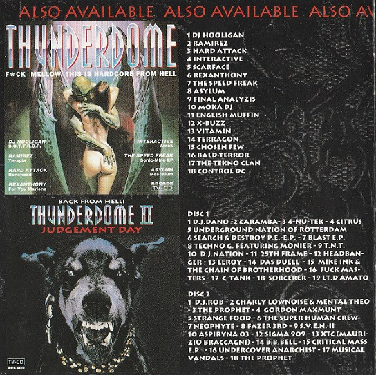 Various - Thunderdome IV (The Devil's Last Wish) (2xCD, Comp, P/Mixed)