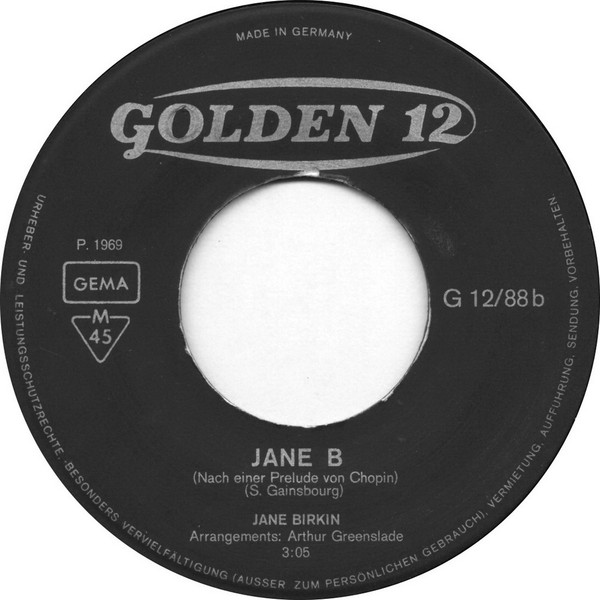 Jane Birkin Avec Serge Gainsbourg - Je T'aime... Moi Non Plus / Jane B. (7