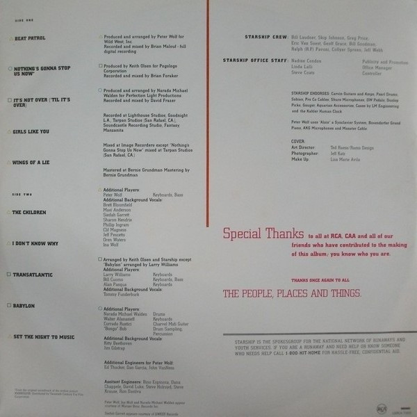 Starship (2) - No Protection (LP, Album)