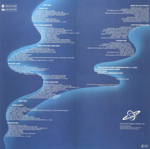 J.J. Cale - Shades (LP, Album)
