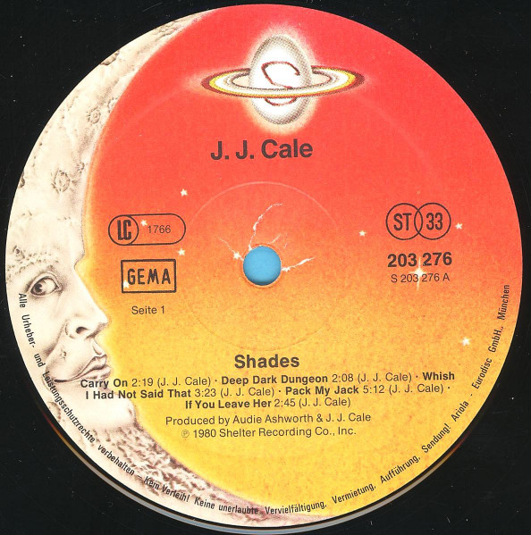 J.J. Cale - Shades (LP, Album)