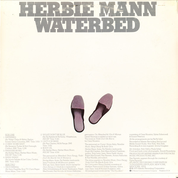 Herbie Mann - Waterbed (LP, Album, PR )
