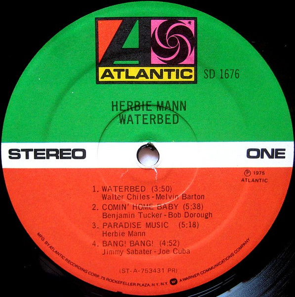 Herbie Mann - Waterbed (LP, Album, PR )