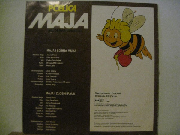 Waldemar Bonsels - Maja I Sobna Muha / Maja I Zlobni Pauk (LP)