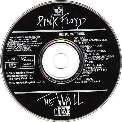 Pink Floyd - The Wall (2xCD, Album, RE)