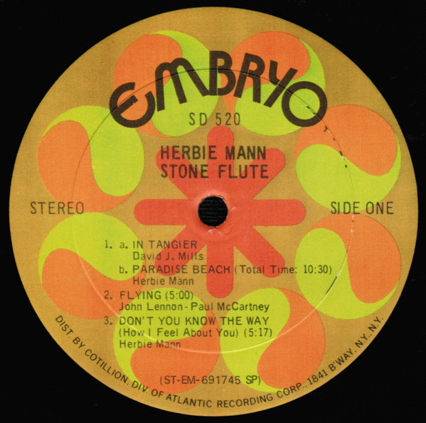 Herbie Mann - Stone Flute (LP, Album, Spe)