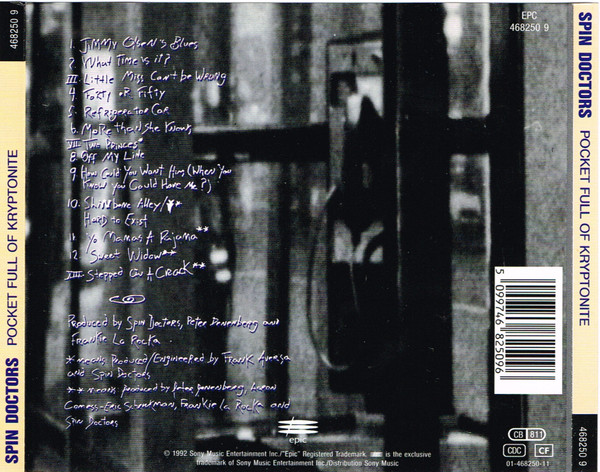 Spin Doctors - Pocket Full Of Kryptonite (CD, Album, S/Edition)