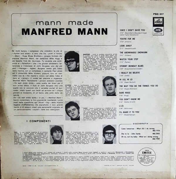 Manfred Mann - Mann Made (LP, Album)