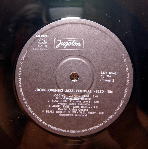 Various - Jugoslavenski Festival Jazza - Bled '85  (LP, Comp)
