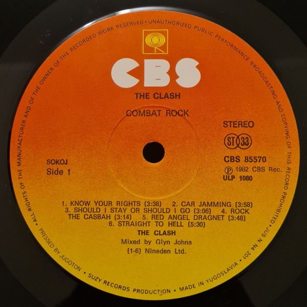 The Clash - Combat Rock (LP, Album)