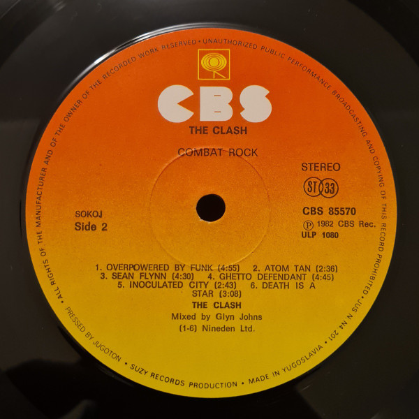 The Clash - Combat Rock (LP, Album)