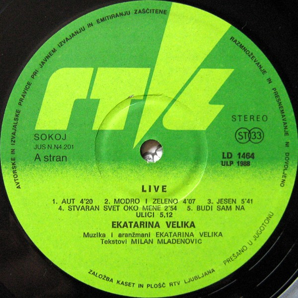 EKV* - 19LIVE86 (LP, Album)