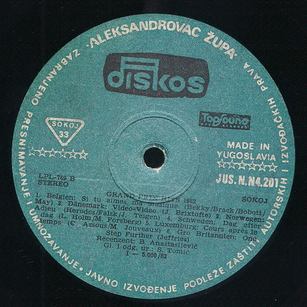 Various - Grand Prix Hits - Eurovision 1982 (LP, Comp)