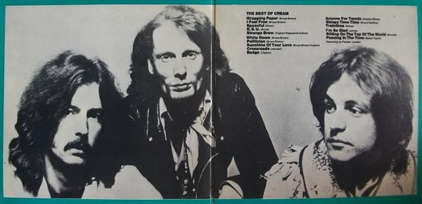 Cream (2) - The Best Of Cream (2xLP, Comp, RE, RP, Lig)