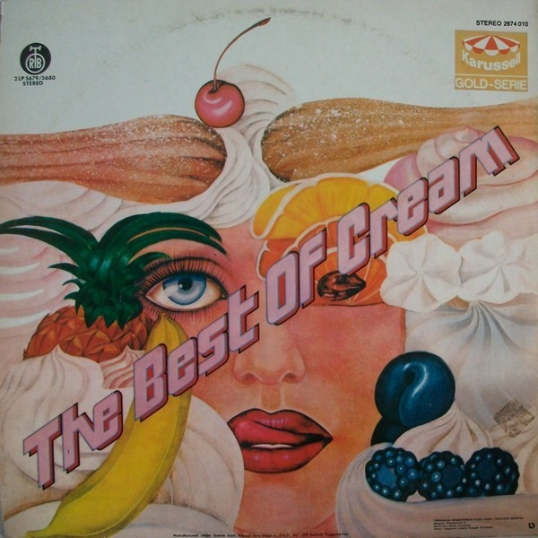 Cream (2) - The Best Of Cream (2xLP, Comp, RE, RP, Lig)