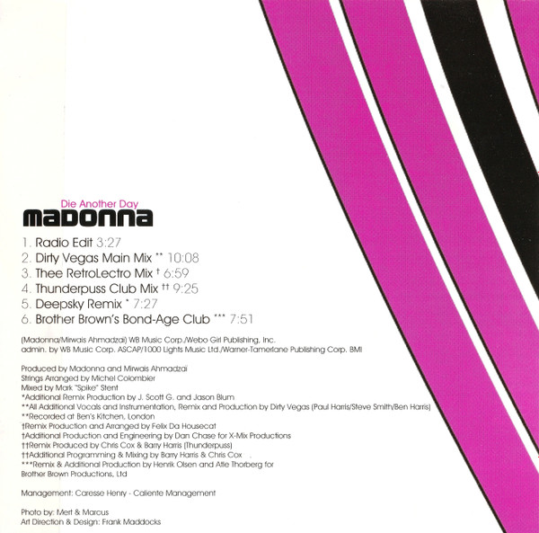 Madonna - Die Another Day (CD, Maxi)