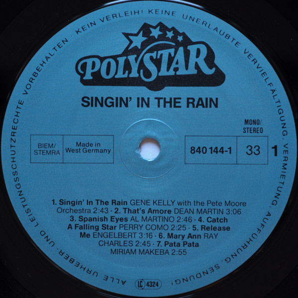 Various - Singin' In The Rain (2xLP, Comp)