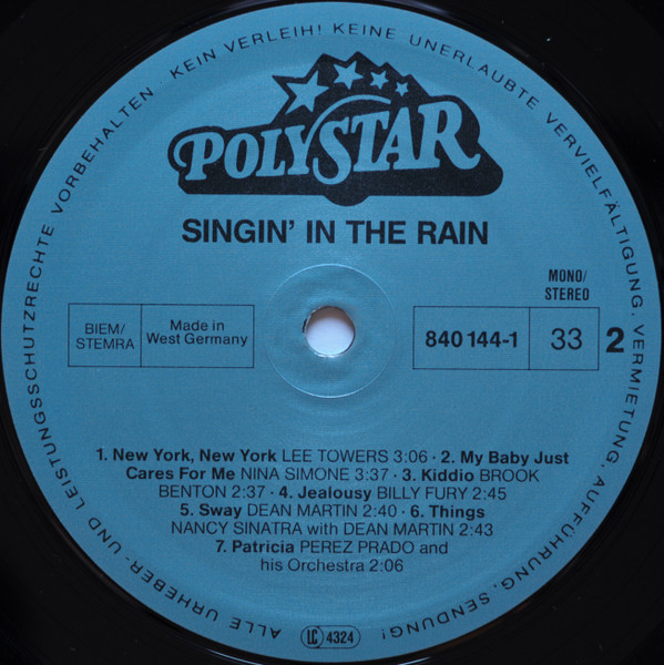 Various - Singin' In The Rain (2xLP, Comp)