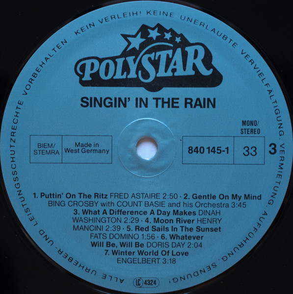 Various - Singin' In The Rain (2xLP, Comp)
