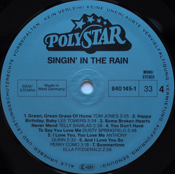 Various - Singin' In The Rain (2xLP, Comp)
