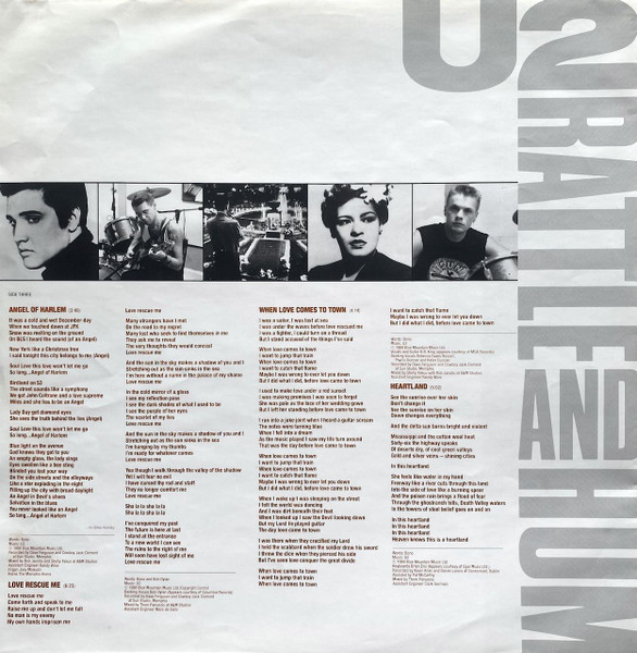 U2 - Rattle And Hum (2xLP, Album, Gat)
