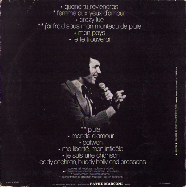 Adamo - Adamo (LP, Album, Gat)