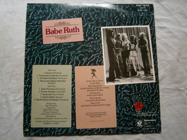 Babe Ruth - Babe Ruth (LP, Album)