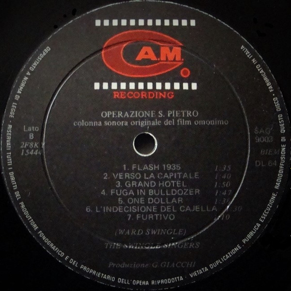 The Swingle Singers* - Operazione San Pietro - Colonna Sonora Originale Del Film (LP, Album)